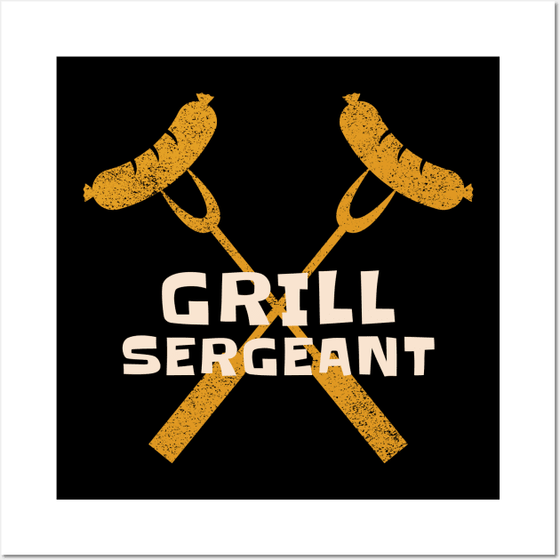 Grill Sergeant - The BBQ Master Wall Art by All About Nerds